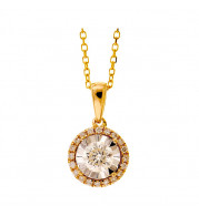 Gems One 14Kt Yellow Gold Diamond (1/3Ctw) Pendant - PD33656-4YD