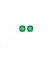 Gems One 14Kt White Gold Emerald (1/2 Ctw) Earring - EER40-4W