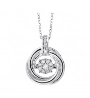 Gems One 14Kt White Gold Diamond (1/10 Ctw) Pendant - PD33644-4WD