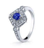Stanton Color 14k Gold Blue Sapphire Ring