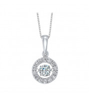 Gems One 14Kt White Gold Diamond (1/2Ctw) Pendant - ROL1065-4WC