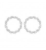 Gems One 14Kt White Gold Diamond (1Ctw) Earring - ER10556/100-4WF