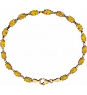 14K Yellow Citrine 7.25 Bracelet - 65153960003P