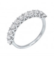 Gems One 14Kt White Gold Diamond(1/2Ctw) Ring - RG71437-4WC