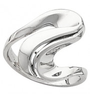 14K White Freeform Ring - 41414513P