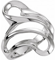 14K White Freeform Ring - 531020178P