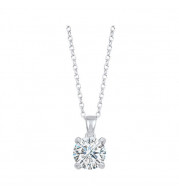 Gems One 14Kt White Gold Diamond (3/4Ctw) Pendant - PD10494-4WD