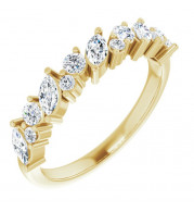 14K Yellow 3/4 CTW Diamond Anniversary Band - 123915601P