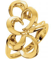 14K Yellow Metal Fashion Ring - 525519755P