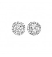 Gems One 14Kt White Gold Diamond (1Ctw) Earring - FE4153/100-4WC