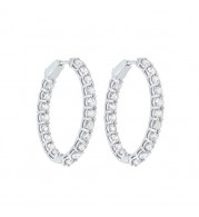 Gems One 14Kt White Gold Diamond (7Ctw) Earring - ER10129-4WF