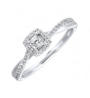 Gems One 14Kt White Gold Diamond(1/4Ctw) Ring - RG76920-4WC