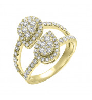 Gems One 14Kt Yellow Gold Diamond (1Ctw) Ring - RG11813-4YC