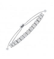 Gems One 14Kt White Gold Diamond (1Ctw) Bracelet - FB1168/100-4WC