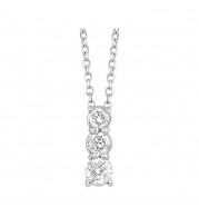 Gems One 14Kt White Gold Diamond (1/4Ctw) Pendant - PD10311-4WF