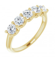 14K Yellow 1 CTW Diamond Anniversary Band - 1233896009P