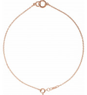 14K Rose Interlocking Circle Bracelet - BRC773103P