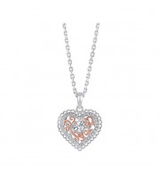 Gems One Silver Cubic Zirconia Pendant - PD10372-SSWP