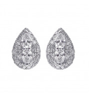 Gems One Silver Diamond (1/4Ctw) Earring - ER32626-SSDSC