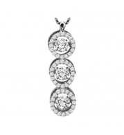 Gems One 14KT White Gold & Diamonds Stunning Neckwear Pendant - 1 ctw - ROL1096-4WCMD