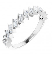 14K White 1/2 CTW Diamond Anniversary Band - 123611600P