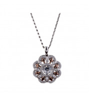 Gems One Silver Pendant - PD10735-SS