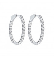 Gems One 14Kt White Gold Diamond (3Ctw) Earring - ER10314-4WF