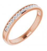 14K Rose 1/3 CTW Diamond Band - 12313360020P