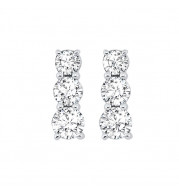 Gems One 14Kt White Gold Diamond (1/2Ctw) Earring - ER10220-4WF