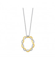 Gems One 10Kt White Yellow Gold Diamond (1/6Ctw) Pendant - PD10625-1WYSC