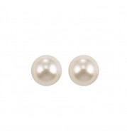 Gems One 14Kt White Gold Pearl (1 Ctw) Earring - PS6.5AAA-4W