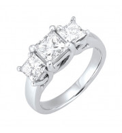 Gems One 14Kt White Gold Diamond (1/2Ctw) Ring - RG73337-4WC