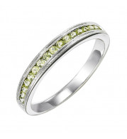 Gems One 14Kt White Gold Peridot (1/3 Ctw) Ring - FR1245-4W