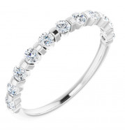 Platinum 1/2 CTW Diamond Anniversary Band - 1236756027P