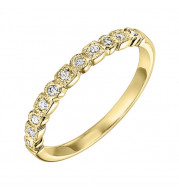 Gems One 14Kt Yellow Gold Diamond (1/10 Ctw) Ring - FR1084-4YD