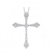 Gems One 14Kt White Gold Diamond (1/3Ctw) Pendant - PD30816-4WD
