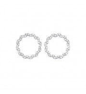Gems One Silver Diamond (1/4Ctw) Earring - ER10556/25-SSSC