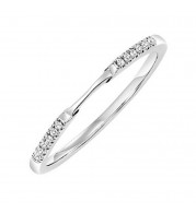 Gems One 14KT White Gold & Diamond Rhythm Of Love Fashion Ring   - 1/10 ctw - ROL1186W-4WC