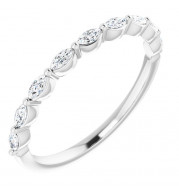 14K White 1/4 CTW Diamond Anniversary Band - 123294600P