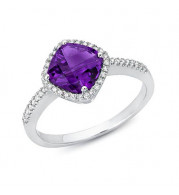 Stanton Color 14k Gold Amethyst Ring