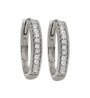 Gems One 10Kt White Gold Diamond (1/6Ctw) Earring - FE2065-1WD