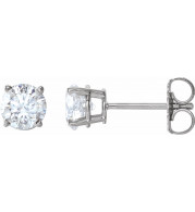 14K White 1 CTW Diamond Earrings - 187470194P