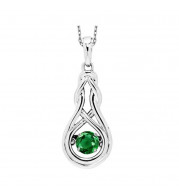 Gems One Silver (SLV 995) Rhythm Of Love Neckwear Pendant - ROL1238CRE