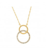 Gems One 14Kt Yellow Gold Diamond (1/12 Ctw) Pendant - PD36189-4YSC