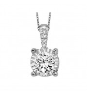 Gems One 14Kt White Gold Diamond (3/4Ctw) Pendant - FP1425/75-4WC