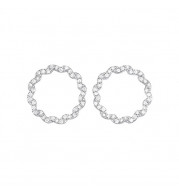Gems One 14Kt White Gold Diamond (1/2Ctw) Earring - ER10556/50-4WSC