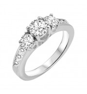 Gems One 14Kt White Gold Diamond (2Ctw) Ring - RG10788-4WF