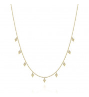 Gabriel & Co. 14k Yellow Gold Kaslique Diamond Necklace - NK5808Y45JJ