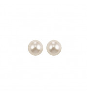 Gems One 14Kt White Gold Pearl (1 Ctw) Earring - PS4.5AA-4W