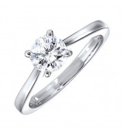 Gems One 14Kt White Gold Diamond(1/3Ctw) Ring - RG10967/30-4WF